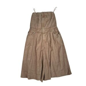 NOT FOR SALE Free People Strapless Jumpsuit Wide Leg XS Romper Casual